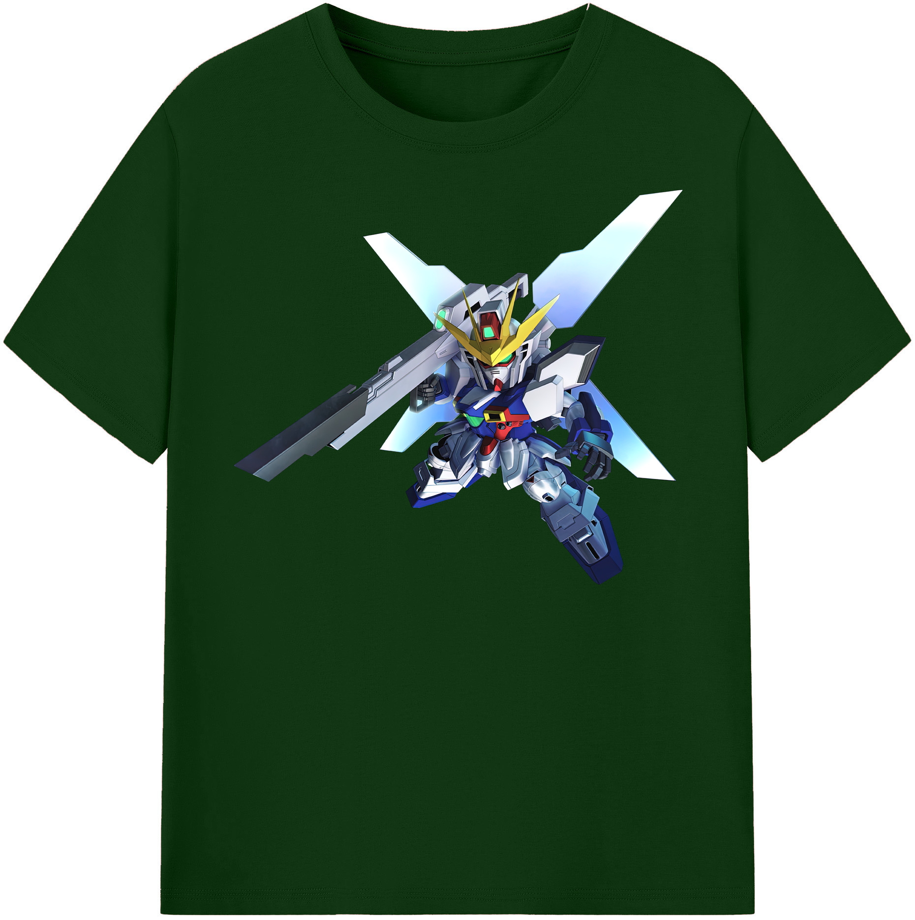 （画像用） 機動戦士ガンダム Mobile Suit Gundam 綿100％半袖Tシャツ（フロントプリント）